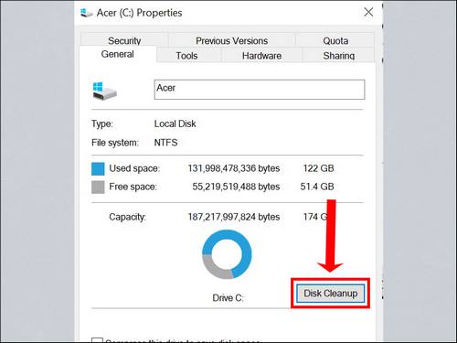 how to free up C drive space in detail