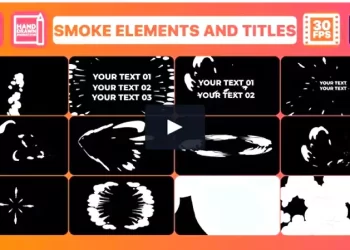 VideoHive 2D Smoke Elements And Titles for Premiere Pro 37472484