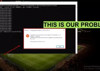 How To Fix Blender 2.8+ Unsupported graphics card or driver – Opengl 3.3 or Higher Error