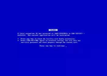 System Crash (Blue Screen of Death)